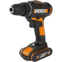 Дрель-шуруповерт аккумуляторная Worx WX101, 20 В Li-ion 2x1.5 Ач