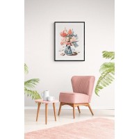 Плакат "34;Просто Постер "34; Цветы в вазе - старинная иллюстрация 90x120 в подарочном тубусе 568031548281