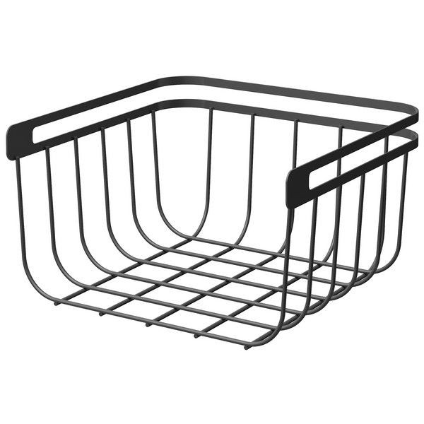 Вставка сетчатая для полки Spaceo KUB Paris 32x17.4x30.8 cм металл цвет черный