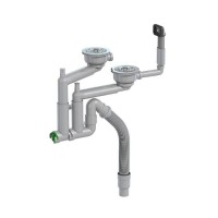 Сифон для мойки PREVEX Smartloc 42K13923 двойной