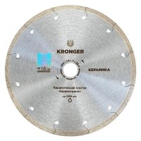 Алмазный диск по керамограниту 230x1.6x7x25.4 Kronger Керамика