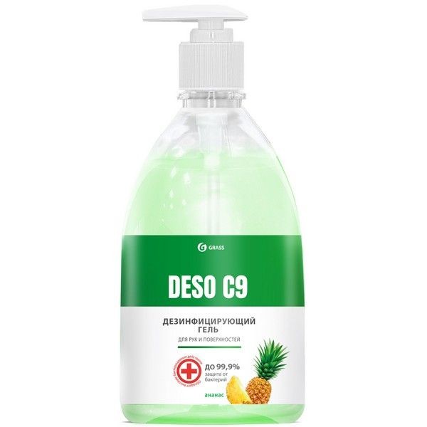 Гель чистящий дезинфицирующий Deso C9 «Ананас» 0.5 л