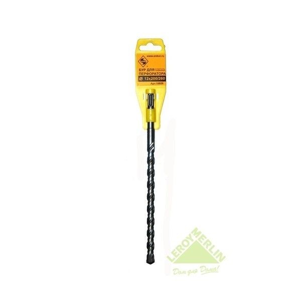 Бур по бетону Энкор, SDS-plus, 12х260 мм