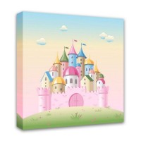 Картина Симфония Сказочный замок 1-049, 40х40 см