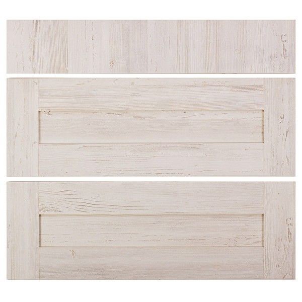 Двери для шкафа Delinia «Фрейм светлый» 80x70 см, ЛДСП, цвет белый, 3 шт.