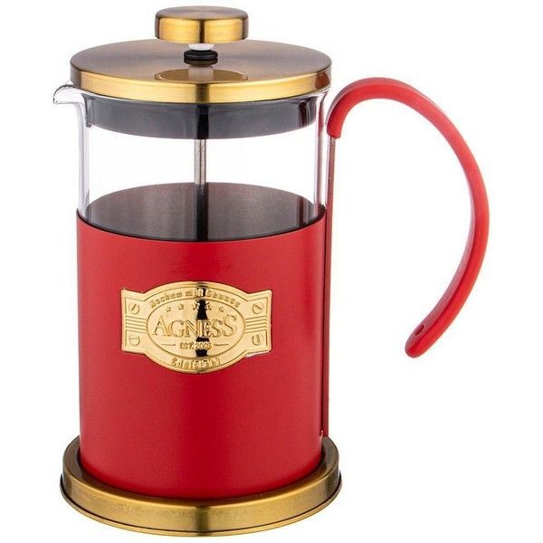 Френч-пресс Agness 894-102 Тюдор, 0.6 л