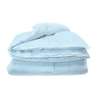 Одеяло JustSleep Влада, 140х205 см, овечья шерсть, цвет голубой