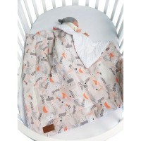 Плед AmaroBaby Растем вместе Лес AMARO-62RV-Le, 85х95 см
