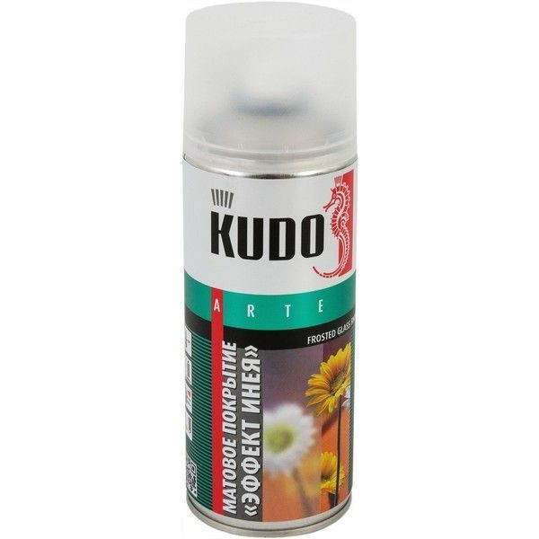 Покрытие аэрозольное Kudo для стекла цвет иней 0.52 л
