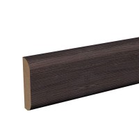 Планка притворная 29x2050 мм меламин, цвет орех тёмный