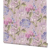 Обои флизелиновые Палитра Fiori сиреневые 1.06 м PL71431-65