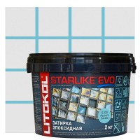 Затирка эпоксидная Starlike Evo S.320 Azzurro Caraibi Карибский синий 2 кг