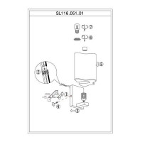 Бра St Luce Onde E14 SL116.051.01 цвет белый