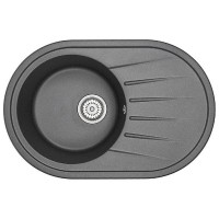 Мойка кухонная Granula кварцевая ST-7601 (Standart) черный