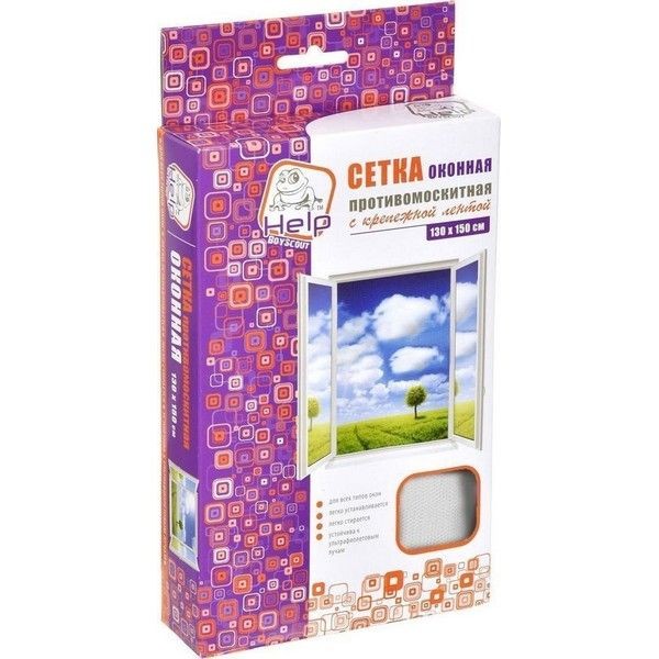 Сетка - штора Help москитная на дверь 130x150 см