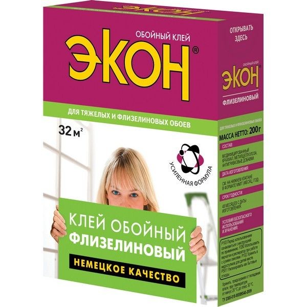 Клей для флизелиновых обоев Экон 2077903 32 м²