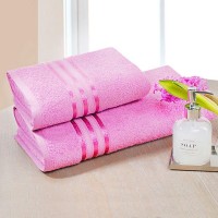 Набор из 2-х полотенец Harmonika Цвет: Розовая Вишня (50х80 см, 70х130 см) br34023