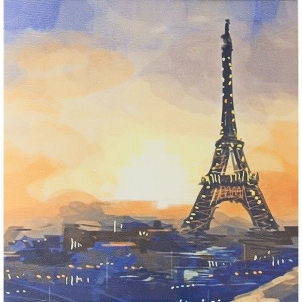 Картина на холсте «Эйфелева башня» 30x30 см