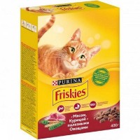Сухой корм для кошек Friskies® мясо, 400 г