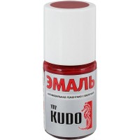 Эмаль автомобильная Kudo с кисточкой, цвет вишня, 15 мл