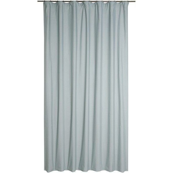 Штора на ленте Andrea 200x280 см цвет серо-зелёный