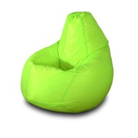 Кресло-груша Пазитифчик Лимонный 02, 110х85 см