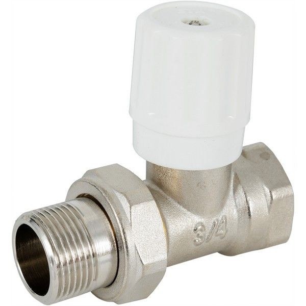Кран для радиатора прямой 3/4 "34;