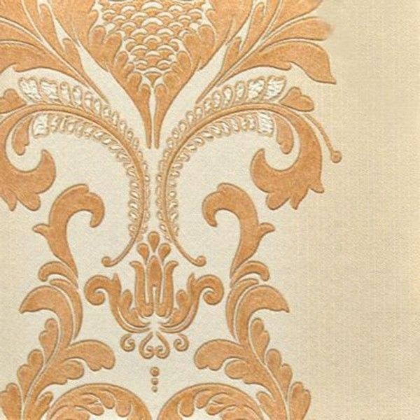 Обои виниловые Rasch Symphonia бежевые 0.53 м 3726-4