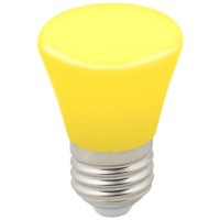 Лампа светодиодная Volpe Decor Color E27 колокольчик Лм 1 Вт желтый