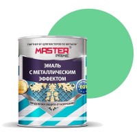 Эмаль универсальная Master Prime с металлическим эффектом цвет зелёный 4 л