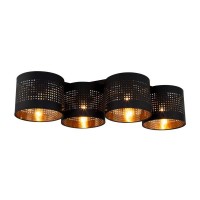 Люстра TK Lighting Tago 852 Tago black 4 лампы 16 м²