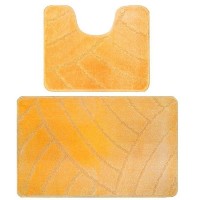 Комплект ковриков для ванной Banyolin Classic 50Х80/50Х40см 11мм (Оранжевый) 1/25