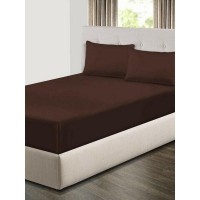 Простыня Текстильная лавка Птр160*200б20Шоколад, 160х200 см, трикотаж