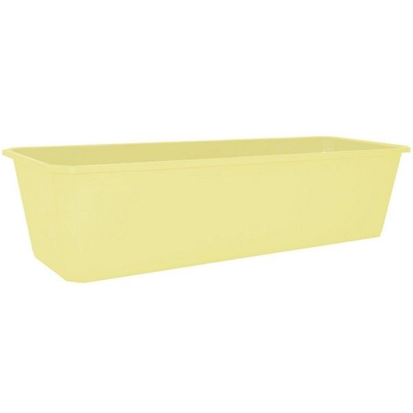 Ящик балконный Ingreen 60x17x15 см пластик цвет жёлтый