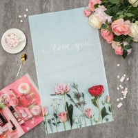 Полотенце "34;Этель "34; I love you 40х73 см, 100% хл, саржа 190 гр/м2
