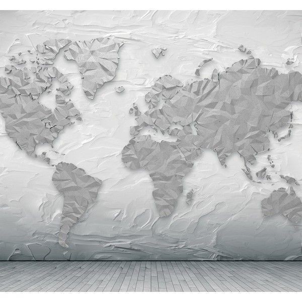 Фотообои 3D Flizart «Объемная карта», флизелиновые, 300x280 см