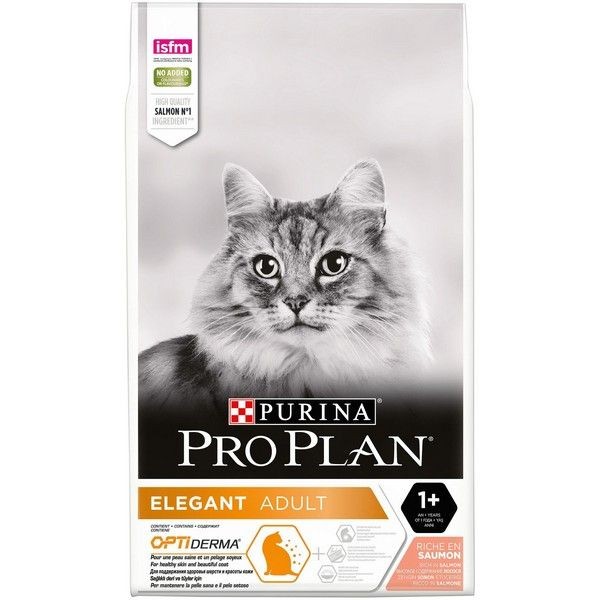 Сухой корм для кошек Pro Plan® лосось, 10 кг