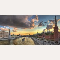 Фотообои флизелиновые «Москва» 100х200 cм