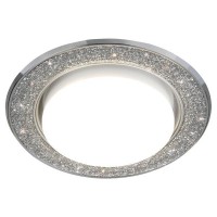 Светильник точечный встраиваемый Electrostandard 1072 GX53 SL/СН, серебряный блеск/хром под отверстие 8.2 см 2 м²