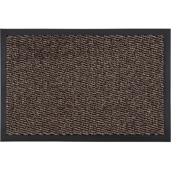 Коврик «Step» полипропилен 40x60 см цвет коричневый