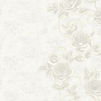 Обои флизелиновые Wallberry Тиффани белые 1.06 м 4843