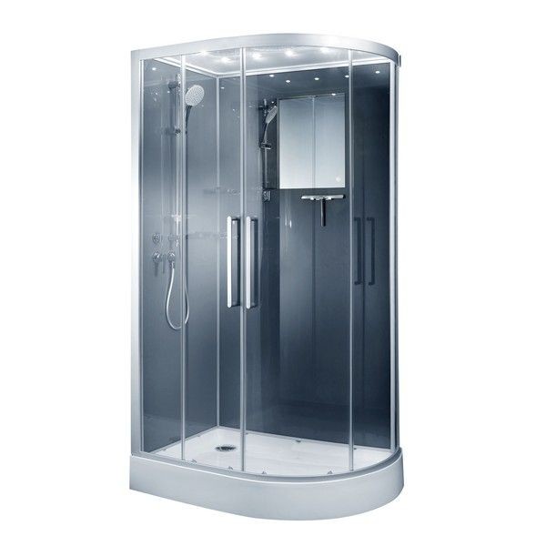 Душевая кабина Titan левая низкий поддон 120x80 см