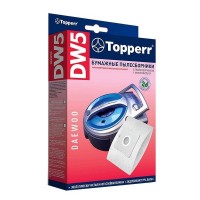 Комплект бумажных мешков для пылесоса Topperr DW 5