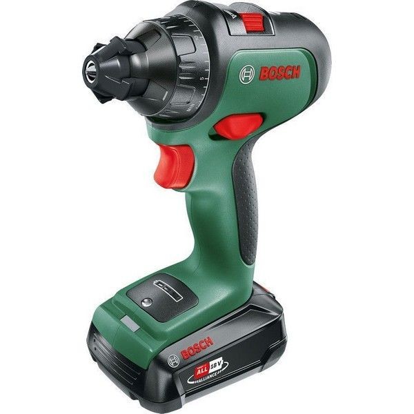 Дрель-шуруповерт аккумуляторная Bosch AdvancedDrill 18, 18 В Li-ion 2.5 Ач, с набором насадок