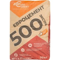 Портландцемент Евроцемент М500 ЦЕМ II/А-Ш 42.5 Н 50 кг