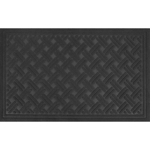 Коврик Inspire Lenzo 50x80 см, полиэфир/резина, цвет тёмно-серый