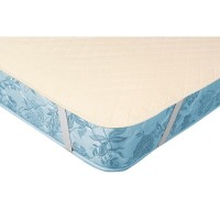 Наматрасник на резинке Just Sleep стеганый, 160х200, цвет бежевый