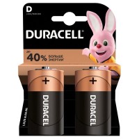 Батарейка алкалиновая Duracell D/LR20 2шт