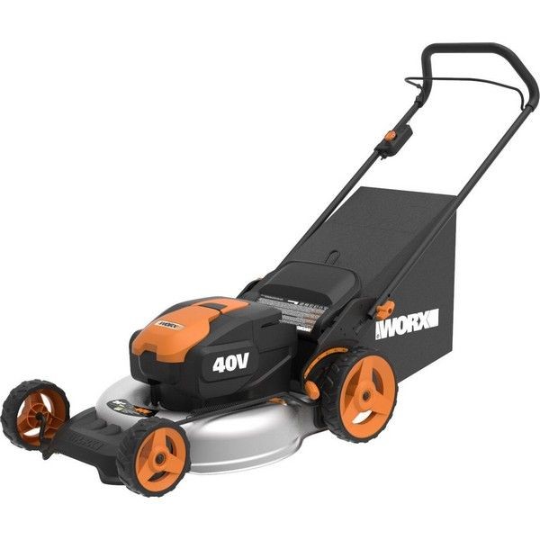 Газонокосилка аккумуляторная Worx WG751E 40В 48 см АКБ и ЗУ в комплекте