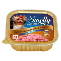 Влажный корм для собак СмоллиДог (Smolly dog), Телятина, 100г